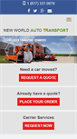 Mobile Screenshot of newworldautotransport.com